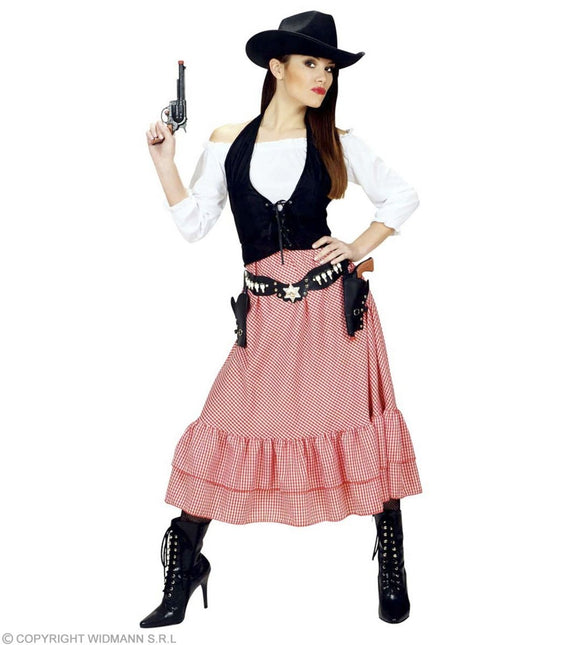 Cowgirl Kostuum 3 delig van Widmann koop je bij Partywinkel