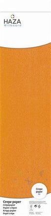 Crepe papier oranje (FSC, 250x50cm) van Haza Witbaard koop je bij Partywinkel