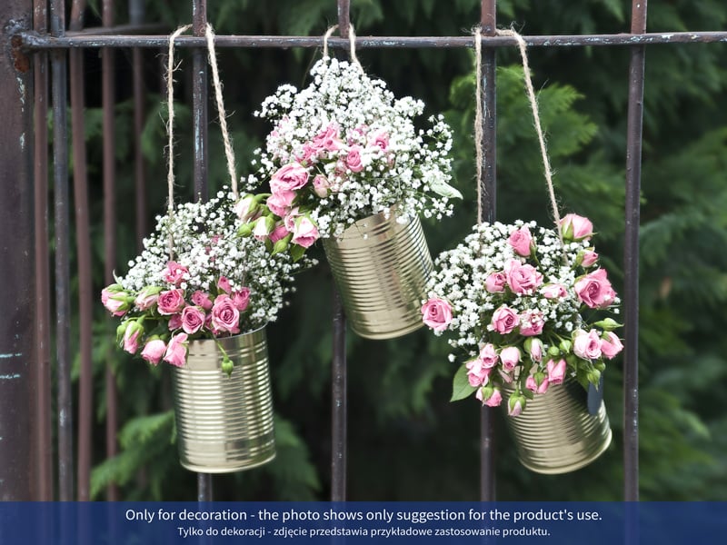 Decoratie Blikken 10cm 5st van Partydeco koop je bij Partywinkel