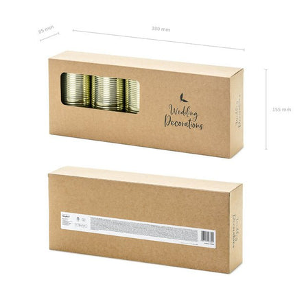 Decoratie Blikken 10cm 5st van Partydeco koop je bij Partywinkel