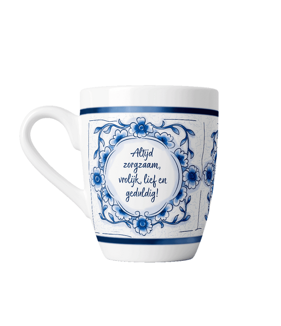 Delfts blauwe mok - Mama van Paper Dreams koop je bij Partywinkel