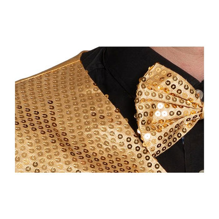 Cardigan + rosett Guld