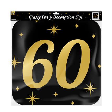 Deurbord 60 Jaar 50cm van Paper Dreams koop je bij Partywinkel