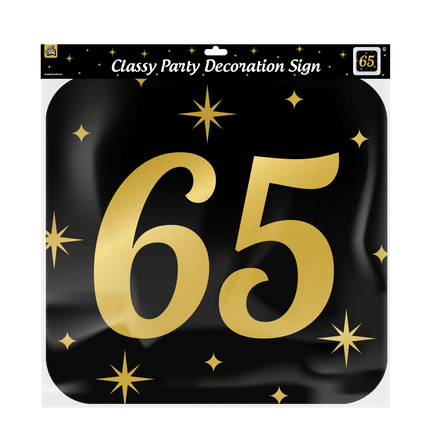 Deurbord 65 Jaar 50cm van Paper Dreams koop je bij Partywinkel
