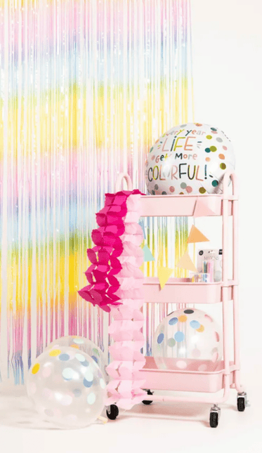 Deurgordijn Ombre Pastel 2m van Folat koop je bij Partywinkel