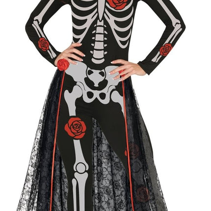 Dia De Los Muertos Kostuum Dames Skelet van Fiestas Guirca koop je bij Partywinkel