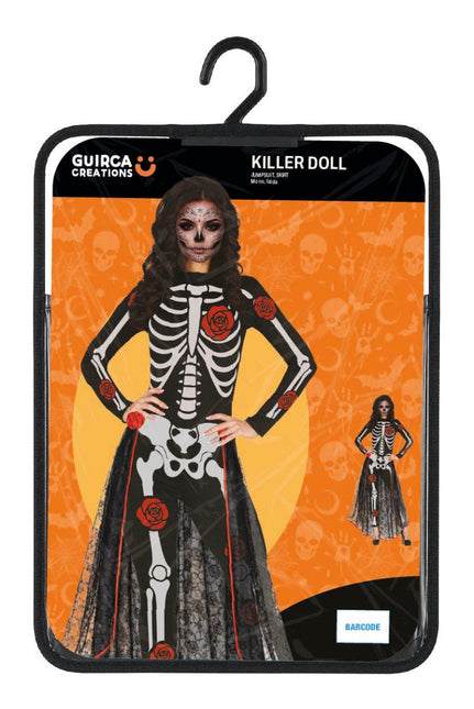 Dia De Los Muertos Kostuum Dames Skelet van Fiestas Guirca koop je bij Partywinkel