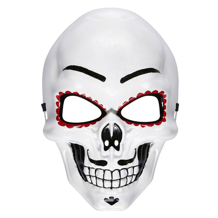 Dia De Los Muertos Masker Wit van Widmann koop je bij Partywinkel