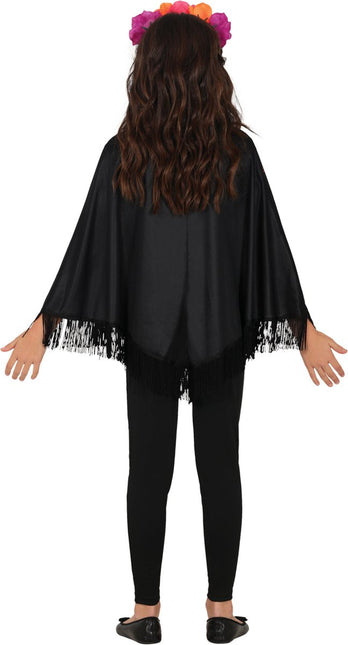 Dia De Los Muertos Poncho Meisje van Fiestas Guirca koop je bij Partywinkel