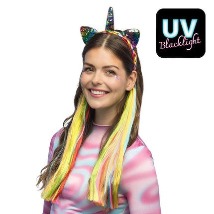 Diadeem Magic unicorn UV van Boland koop je bij Partywinkel