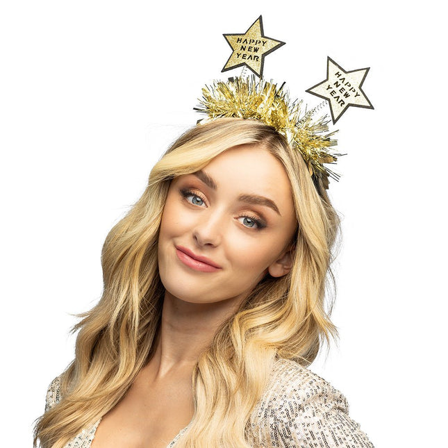 Diadeem Shine 'Happy new year' van Boland koop je bij Partywinkel