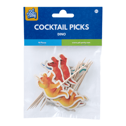 Dino Cocktailprikkers van Paper Dreams koop je bij Partywinkel