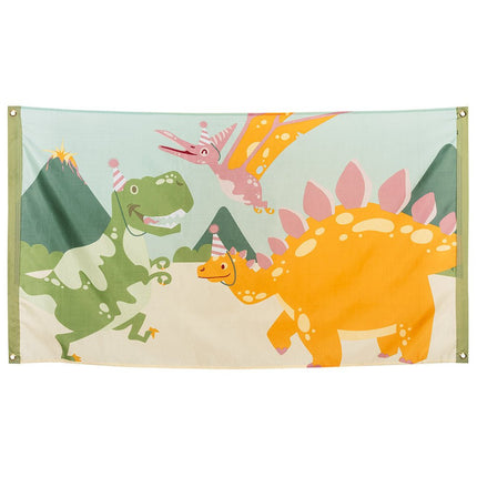 Dino Vlag 1,5m van Boland koop je bij Partywinkel