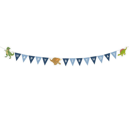Dinosaurus Letterslinger Happy Birthday 1,8m van Riethmueller koop je bij Partywinkel