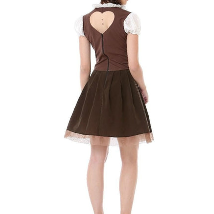 Dirndl Jurk Oktoberfest Paars van PartyXclusive koop je bij Partywinkel