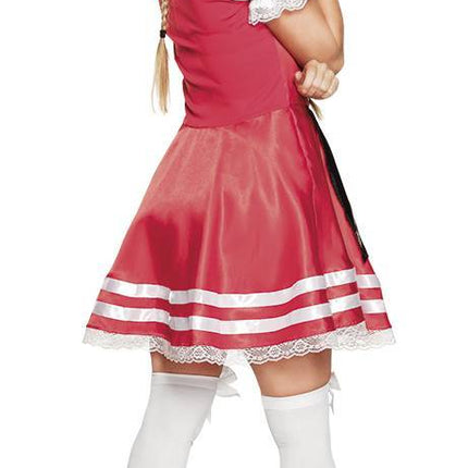 Dirndl Jurk Oktoberfest Rood van Boland koop je bij Partywinkel