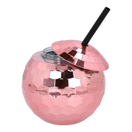 Disco 70S Beker Roze 650ml van Boland koop je bij Partywinkel