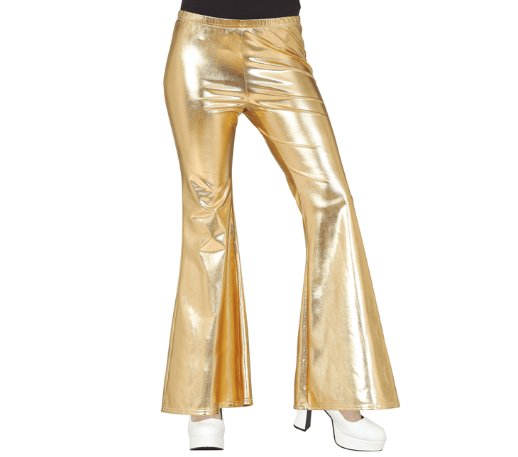 Disco 70S Broek Goud Dames van Fiestas Guirca koop je bij Partywinkel