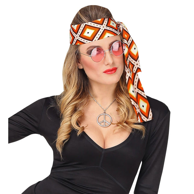 Disco 70S Hoofdband Rood van Widmann koop je bij Partywinkel