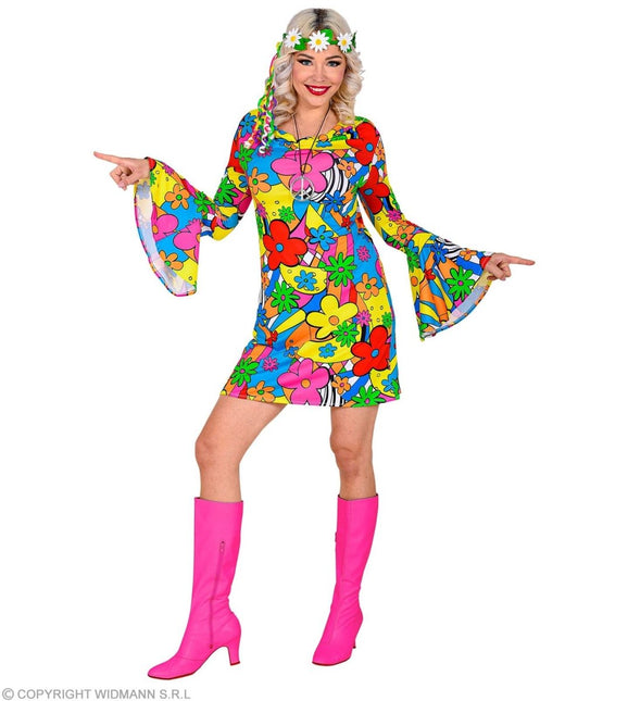Disco 70S Jurk Dames van Widmann koop je bij Partywinkel