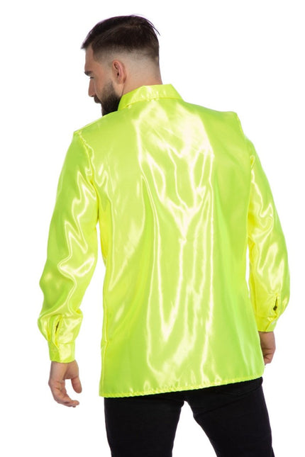 Disco Blouse Ruches Lime Groen van Wilbers & Wilbers koop je bij Partywinkel