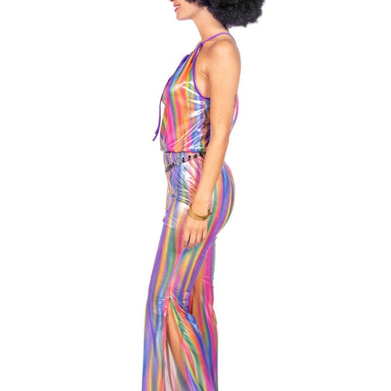 Disco 70S Jumpsuit Dames van Wilbers & Wilbers koop je bij Partywinkel