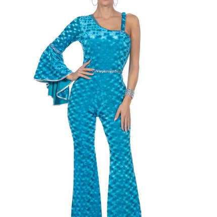 Disco Pak Blauw Dames 2 delig van Wilbers & Wilbers koop je bij Partywinkel