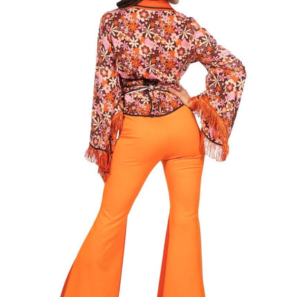 Disco Pak Oranje Dames 2 delig van Wilbers & Wilbers koop je bij Partywinkel