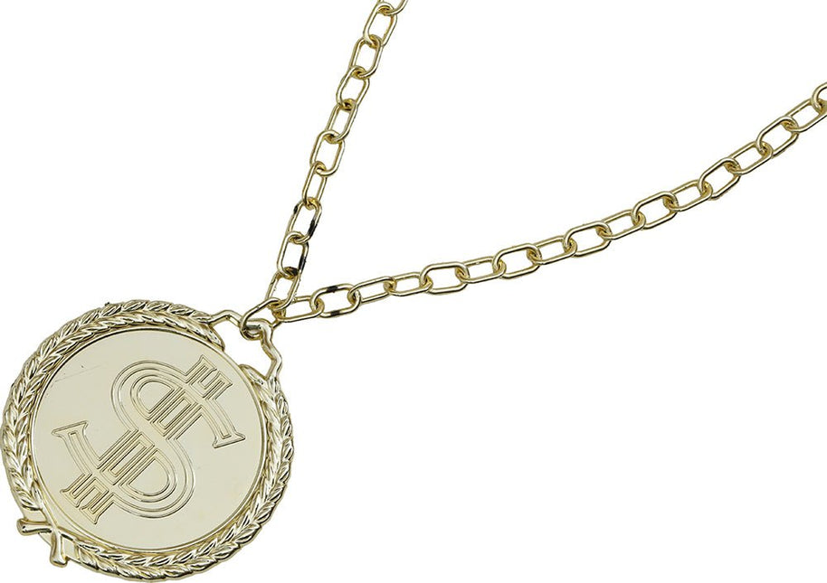 Dollars Ketting Goud 13cm van Fiestas Guirca koop je bij Partywinkel