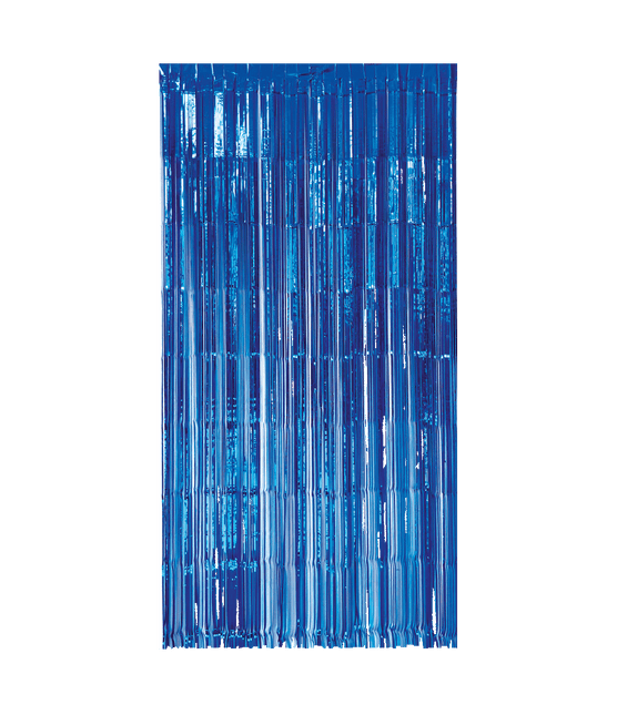 Donkerblauwe Deurgordijn 2m van Paper Dreams koop je bij Partywinkel