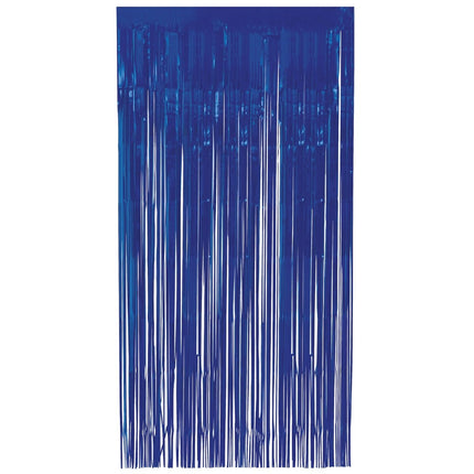 Donkerblauwe Deurgordijn 2m van Unique koop je bij Partywinkel