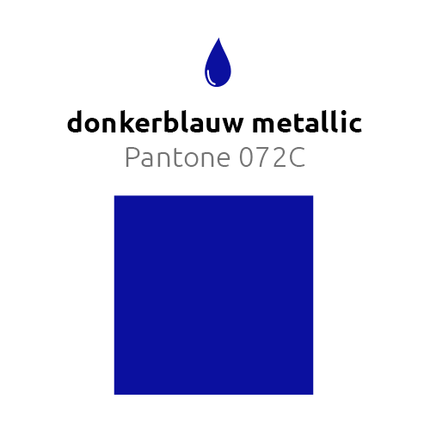 Donkerblauwe Reuze Ballon Metallic 60cm van Balloonia koop je bij Partywinkel