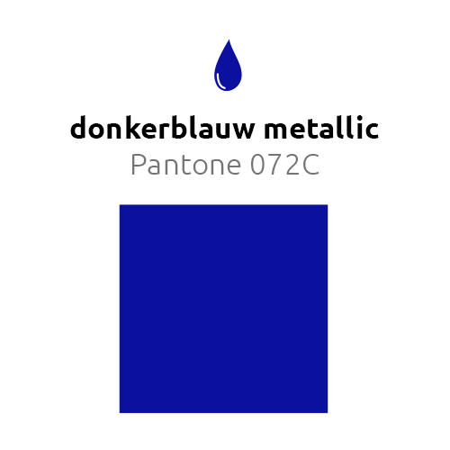 Donkerblauwe Reuze Ballon XL Metallic 91cm van Balloonia koop je bij Partywinkel
