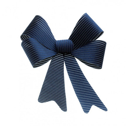 Donkerblauwe Strik Velvet 51cm van CHAKS koop je bij Partywinkel