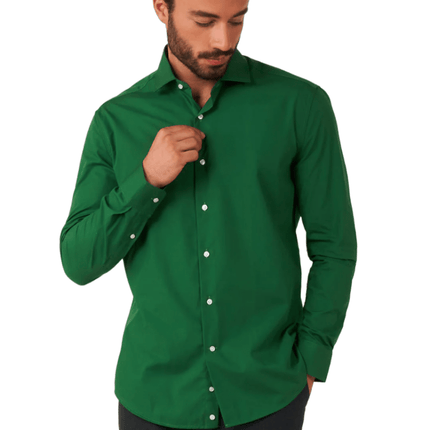 Donkergroen Overhemd Heren OppoSuits van OppoSuits koop je bij Partywinkel