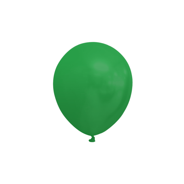 Donkergroene Ballonnen 13cm 100st van WeFiesta koop je bij Partywinkel