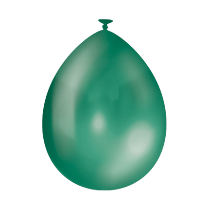 Donkergroene Ballonnen Metallic 30cm 10st van Paper Dreams koop je bij Partywinkel