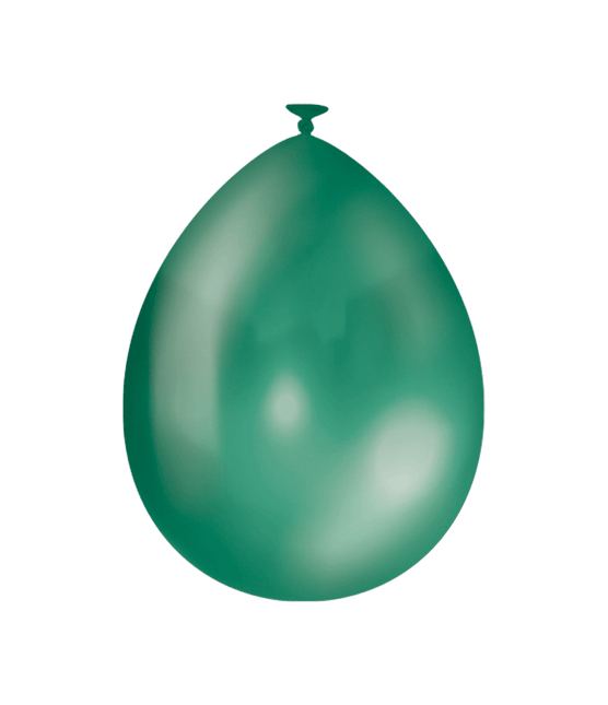 Donkergroene Ballonnen Metallic 30cm 25st van Paper Dreams koop je bij Partywinkel