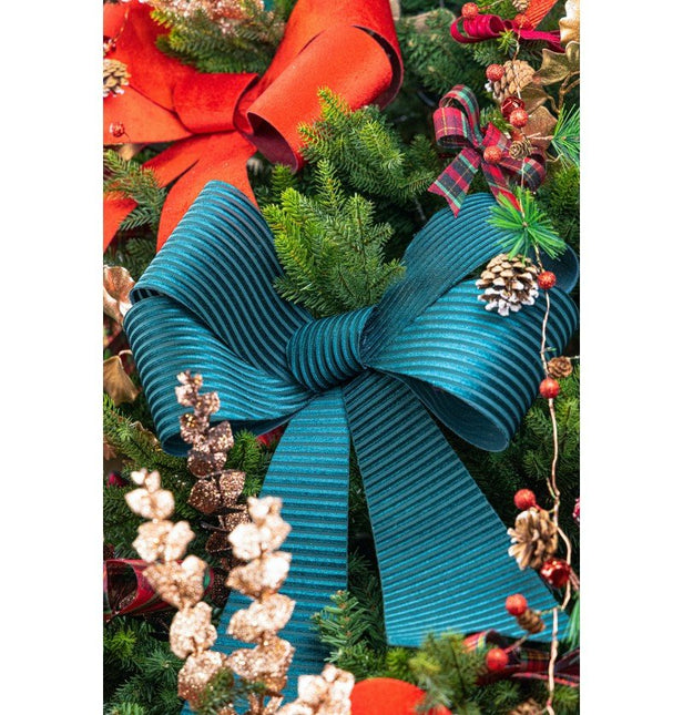 Donkergroene Strik Gestreept 39cm van CHAKS koop je bij Partywinkel