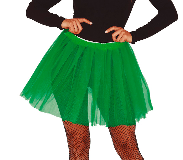 Donkergroene Tutu 40cm van Fiestas Guirca koop je bij Partywinkel