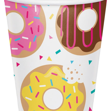 Donut Bekers 256ml 8st van Creative Converting koop je bij Partywinkel