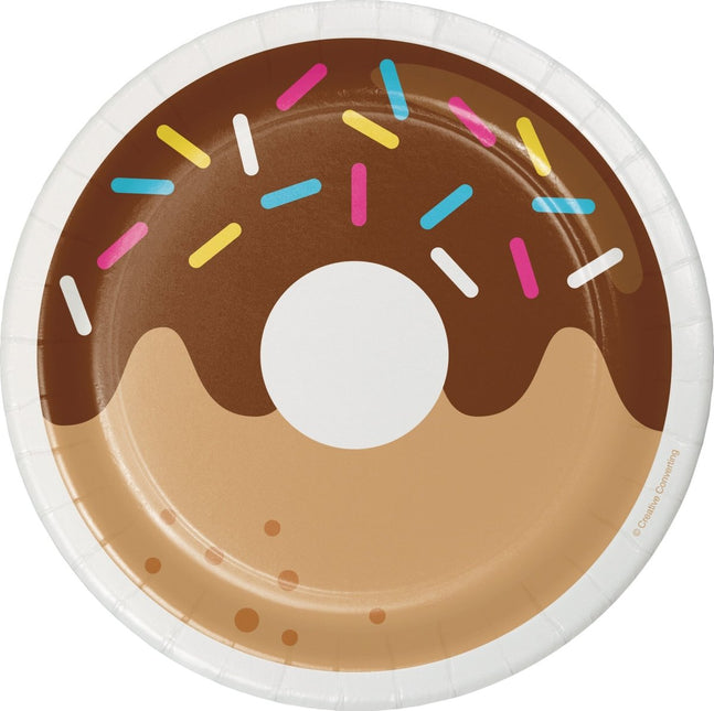Donut Borden 18cm 8st van Creative Converting koop je bij Partywinkel