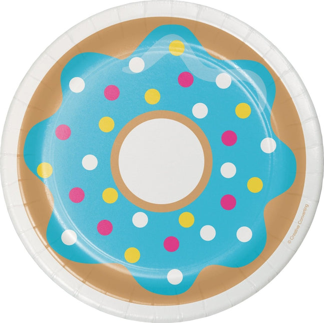 Donut Borden 18cm 8st van Creative Converting koop je bij Partywinkel
