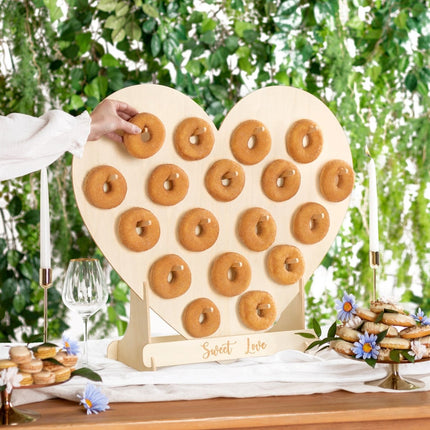Donut Wall Hout 65x59cm van Partydeco koop je bij Partywinkel