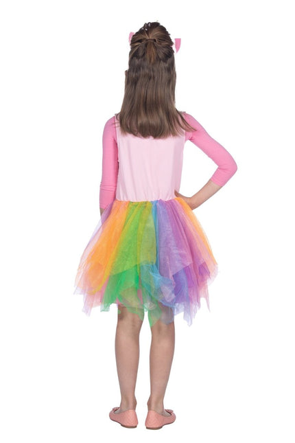 Unicorn Jurk Meisje 2 delig van Wilbers & Wilbers koop je bij Partywinkel