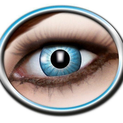 Electro Blauwe Lenzen 3 Maanden van PartyXclusive koop je bij Partywinkel