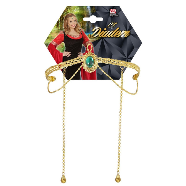 Elf Tiara Goud van Widmann koop je bij Partywinkel