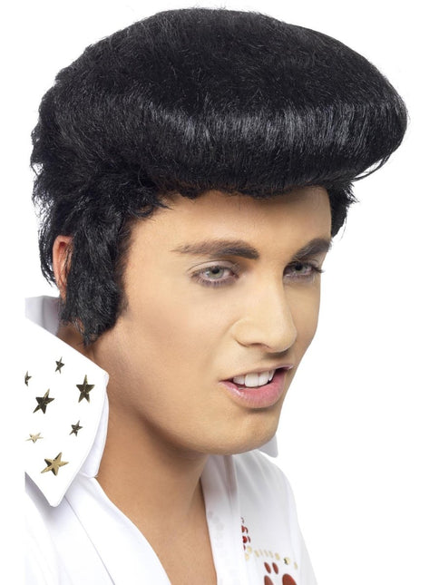Elvis Deluxe Wig, Pruik van Smiffys koop je bij Partywinkel