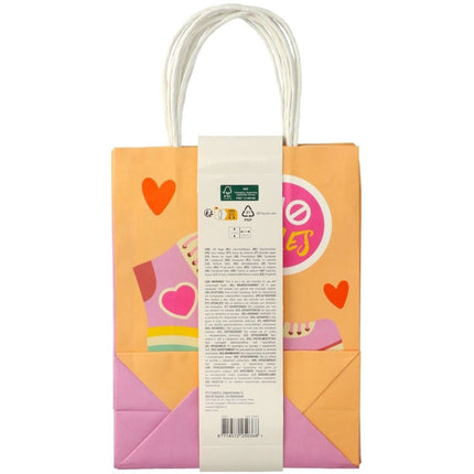 Emoij Uitdeeltasjes 27cm 6st van Folat koop je bij Partywinkel