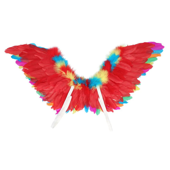 Engel Vleugels Regenboog 65cm van Boland koop je bij Partywinkel